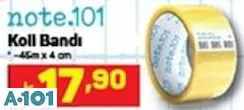 NOTE.101 KOLİ BANDI NOTE.101 KOLİ BANDI